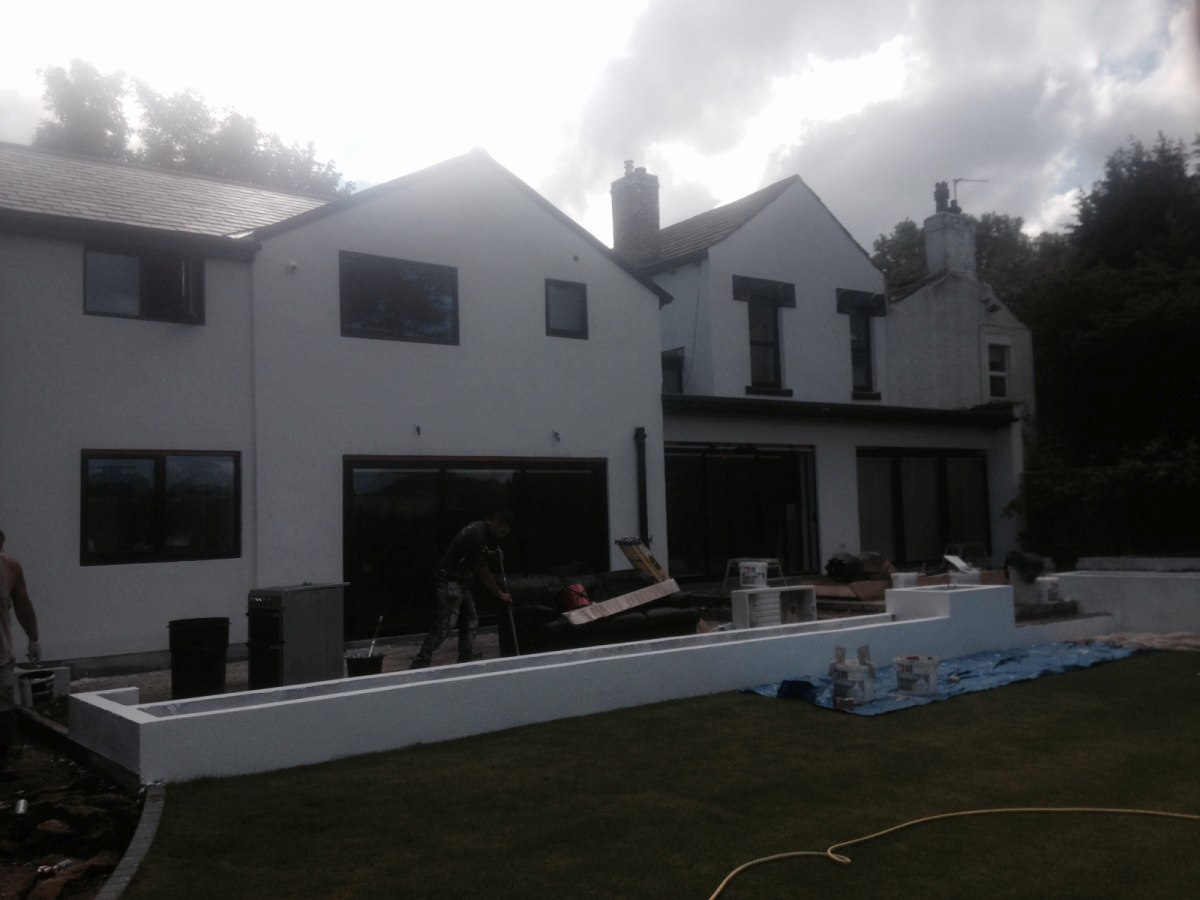 Maintenance Free Waterproof Colour Silicone Rendering Job in Leeds ...