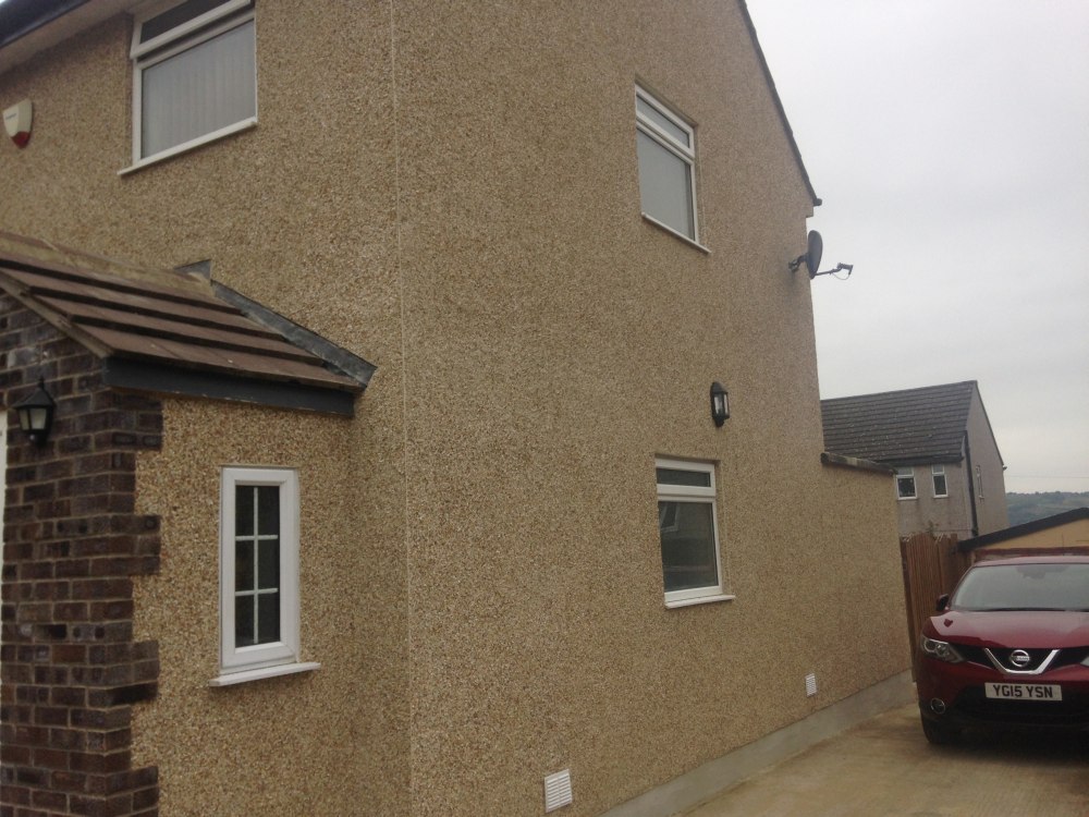 Pebble Dashing in Halifax Bradford, Leeds WYRS